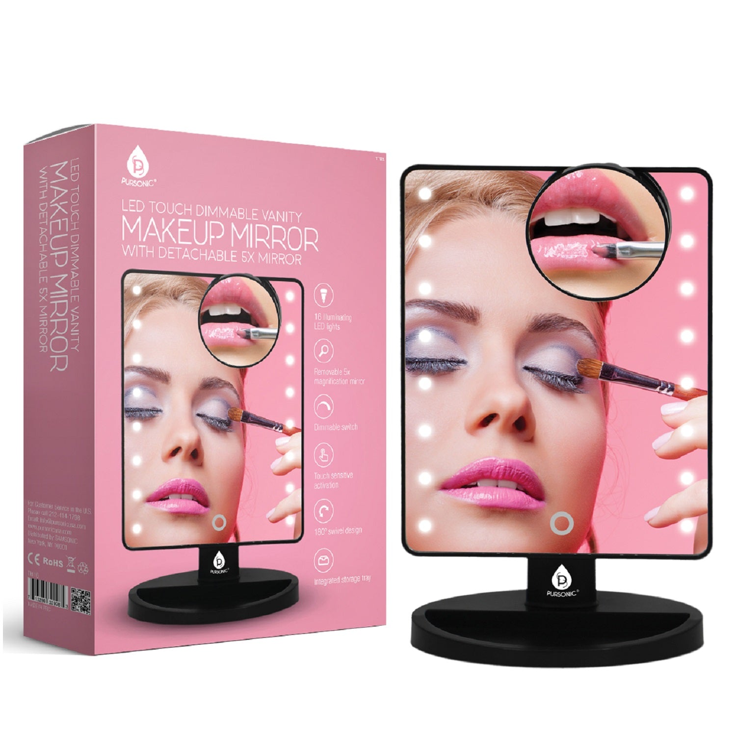 LED Lighted Vanity Makeup Mirror-0