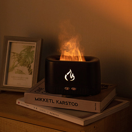 Portable Aroma Diffuser, Atomizer Air Flame Humidifier-0